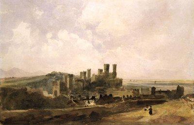 Caernarvon Castle by Peter de Wint
