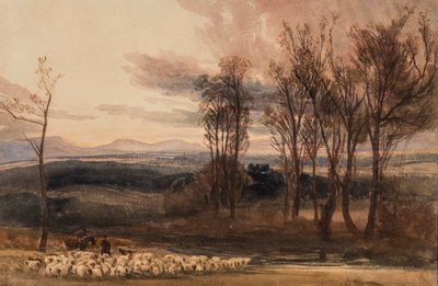 Winters Dusk, c.1830 by Peter de Wint