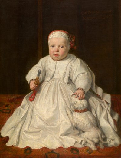Portrait of a child by Peter van Lint