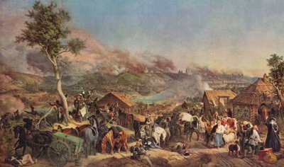 The Battle of Smolensk by Peter von (after) Hess