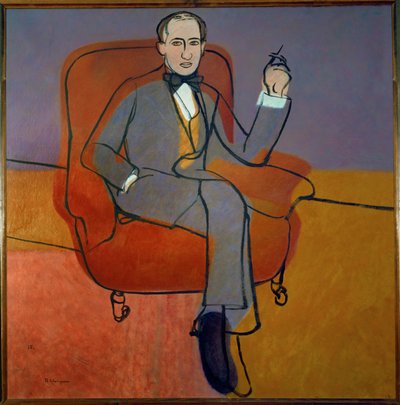 Composer Arthur Lurie by Petr Vasilyevich Miturich