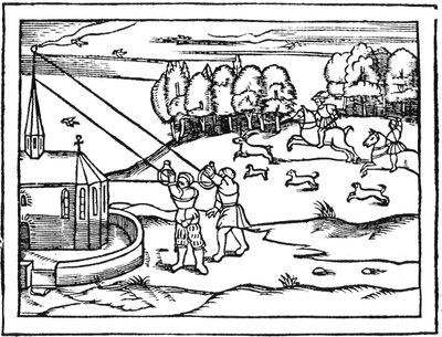 Using Astrolabes to Calculate the Height of a Steeple by Petrus Apianus