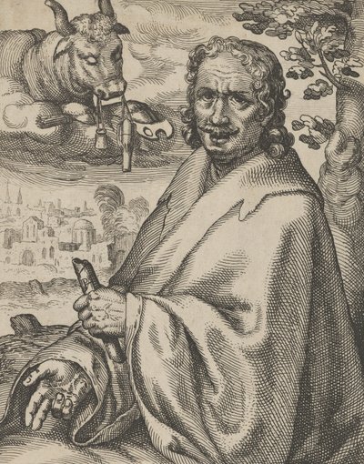 Luke, from The Four Evangelists by Petrus Feddes