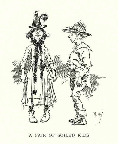 A pair of soiled kids by Phil May