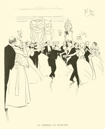 Cartoon by Phil May, from the 1890s by Phil May