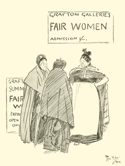 Cartoon by Phil May, from the 1890s by Phil May