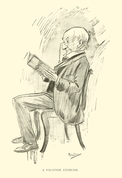 Cartoon by Phil May, from the 1890s by Phil May