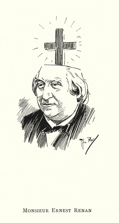 Monsieur Ernest Renan by Phil May