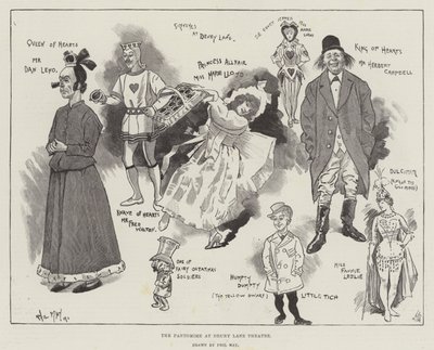 The Pantomime at Drury Lane Theatre by Phil May
