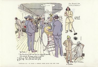 Westward Ho! On board a German liner bound for New York by Phil May