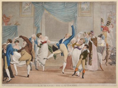 Dance Mania by Philibert-Louis Debucourt