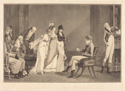 The Orange, or the Modern Judgment of Paris by Philibert-Louis Debucourt