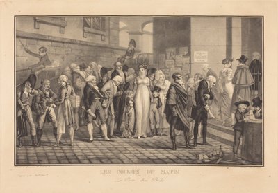 The Morning Races, or the Gate of a Rich Man by Philibert-Louis Debucourt