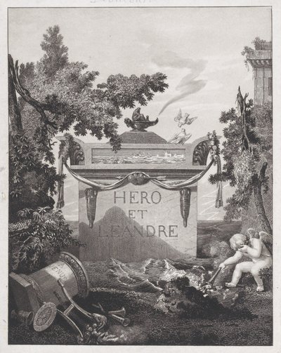 Frontispiece to Hero and Leander, 1801 by Philibert Louis Debucourt
