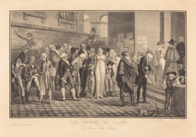 Morning Races, or the Gate of a Rich Man by Philibert Louis Debucourt