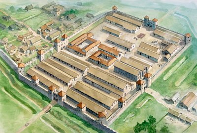 Birdoswald Roman Fort by Philip Corke