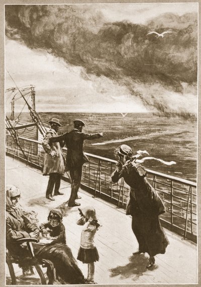 Murder on the High Seas: First sight of the Torpedo by Philip Dadd