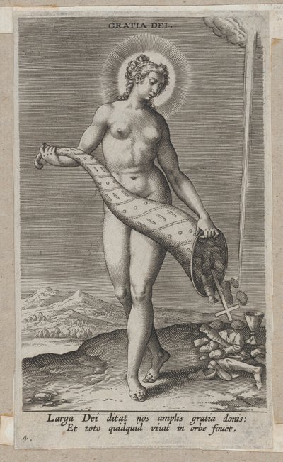 Gratia Dei, from Prosopographia, ca. 1585-90 by Philip Galle