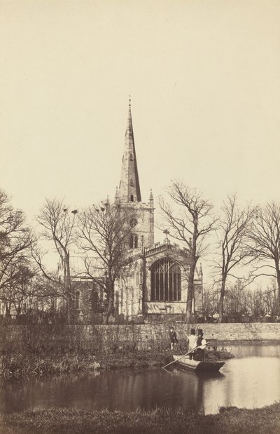 Church from a River Bank by Philip Henry Delamotte