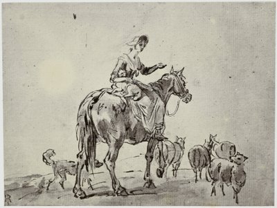 Gilpin, The Shepherdess by Philip Henry Delamotte