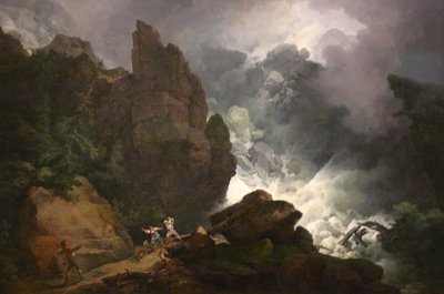 An Avalanche in the Alps by Philip James de Loutherbourg