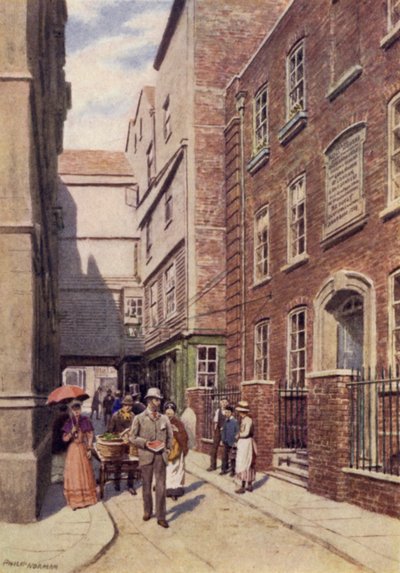 Entrance to Bishopsgate from Great St Helens by Philip Norman
