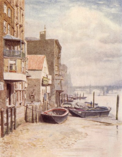 Old Buildings from St Pauls Pier by Philip Norman