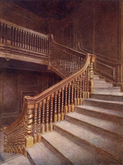 Staircase of No 10 Austin Friars by Philip Norman