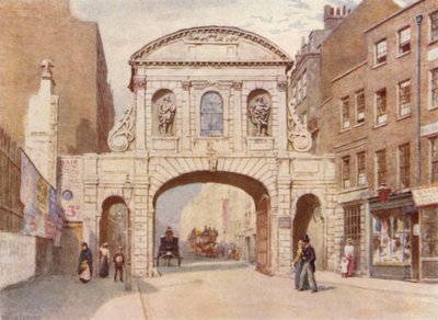 Temple Bar, 1876 by Philip Norman