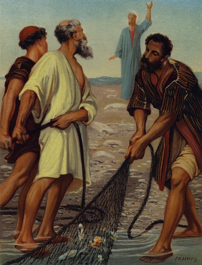 Christ calling the disciples by Philip Richard (after) Morris