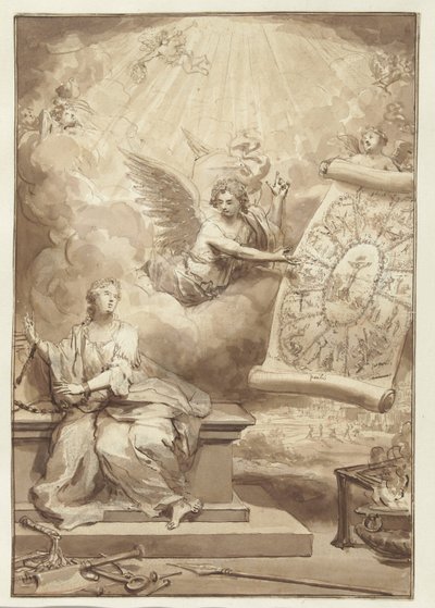 Frontispiece Design for the New Testament by Philip Tidemann