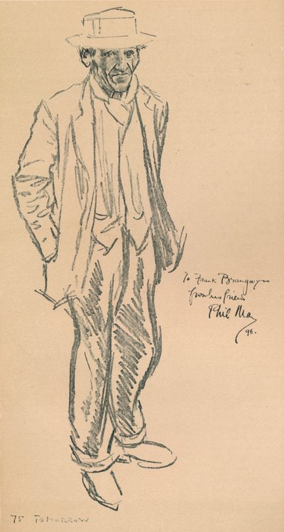A Self Portrait of Phil May by Philip William May