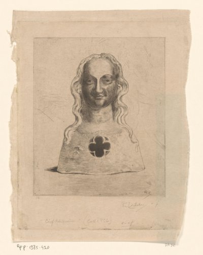 Bust of a Woman by Philip Zilcken (signed by artist)