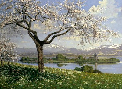 Bavarian Landscape in Spring by Philipp Graf