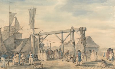 The Arrival of a Hoy at Margate by Philippe-Jacques de Loutherbourg