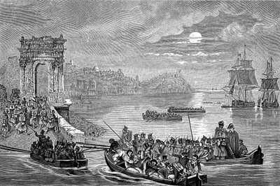Occupation of Ancona by the French, Italy, 23 February 1832 by Philippe Auguste Jeanron
