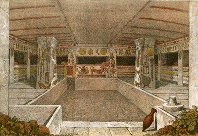 Sepulchral Room at Caere by Philippe Benoist