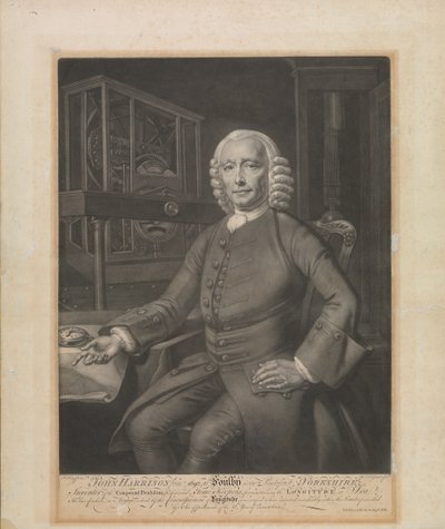 John Harrison...Inventor of the Compound Pendulum & of Several Time Keepers by Philippe Joseph Tassaert