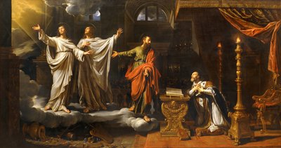 Apparition of Saint Gervais and Saint Protase to Saint Ambrose by Philippe de Champaigne