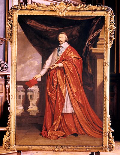 Cardinal Richelieu, French Prelate and Statesman, 1640 by Philippe de Champaigne