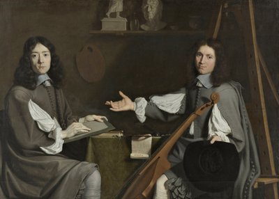 Double Portrait of Both Artists by Philippe de Champaigne