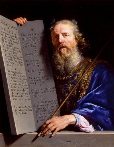 Moses Presenting the Tablets of the Law by Philippe de Champaigne