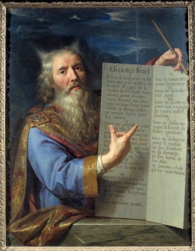 Moses and the tables of the Act by Philippe de Champaigne