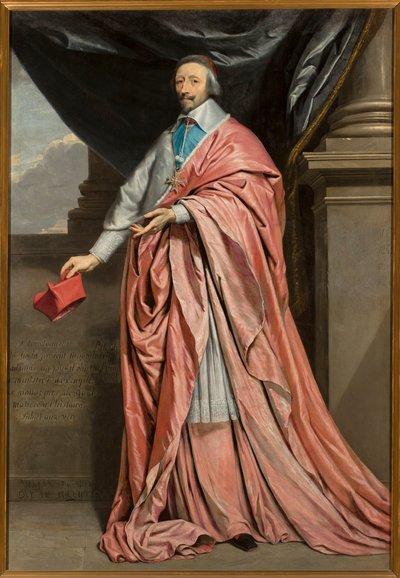 Portrait of Cardinal Richelieu by Philippe de Champaigne