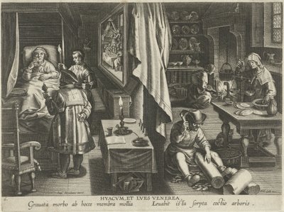 Medicine Against Syphilis by Philips Galle (attributed to workshop of)
