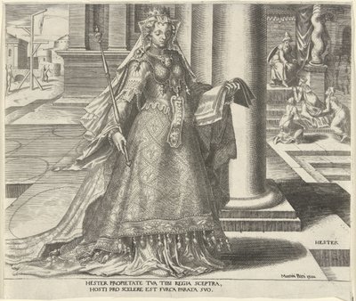 Esther by Philips Galle