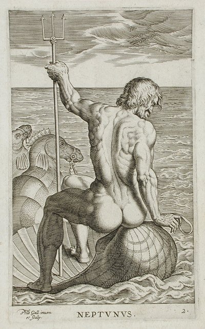 Neptune by Philips Galle