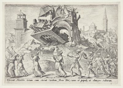 The Destruction of Jericho by Philips Galle