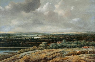 Panoramic Landscape with a City in the Background by Philips Koninck