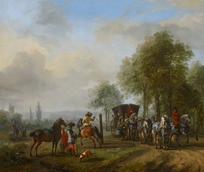 The Driving School by Philips Wouwerman